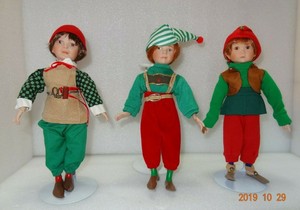 porcelain elf dolls