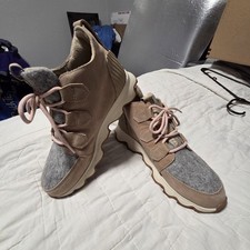 Sorel Kinetic Caribou Quarry Waterproof Shoes Boots Womens Size 8