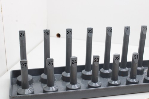 Hansen Global 1202 1/2" Drive 37 Position METRIC Socket Organizer Standard/Deep - Picture 2 of 10