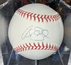 Alex Gordon Signed OML Baseball KC Royals W/ Cube