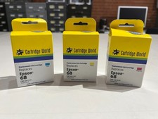 Epson 68 High Capacity Set Ink Cartridges: Cyan, Magenta, Yellow