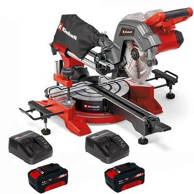 Einhell Akku-Zug-Kapp-Gehrungssäge 36V TE-SM 36/8 Li-mit Akk4 Ah u / Ladegerät