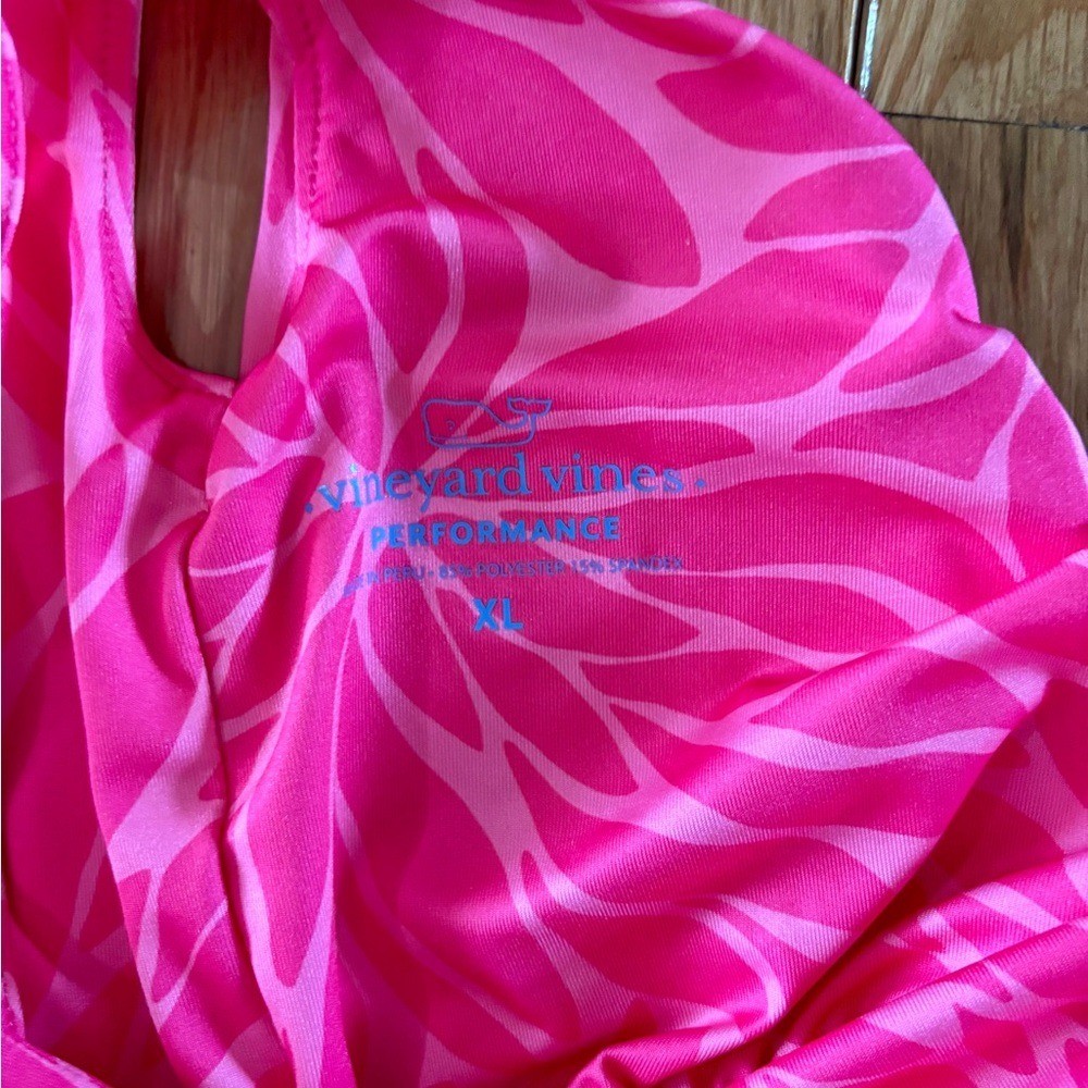 Vineyard Vines Performance "In Full Bloom" swing dress size XL View 3