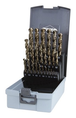 Ruko Spiralbohrer-Satz DIN338 HSS-Co5 D.1-13mm 0,5 mm, Kunststoff-Kassette,...