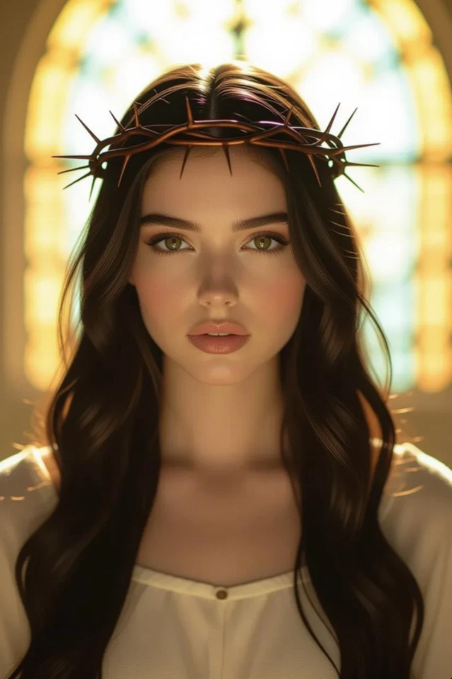 Réplica escultural moderna corona de espinas 1:1 usable cosplay utilería inspirada en Jesús Foto 3 de 4