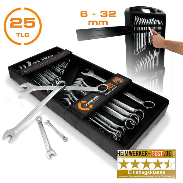 RING-MAULSCHLÜSSEL Satz 25 Teile SchraubenschlüSsel Werkzeug SchlÜSsel Set Xxl-image