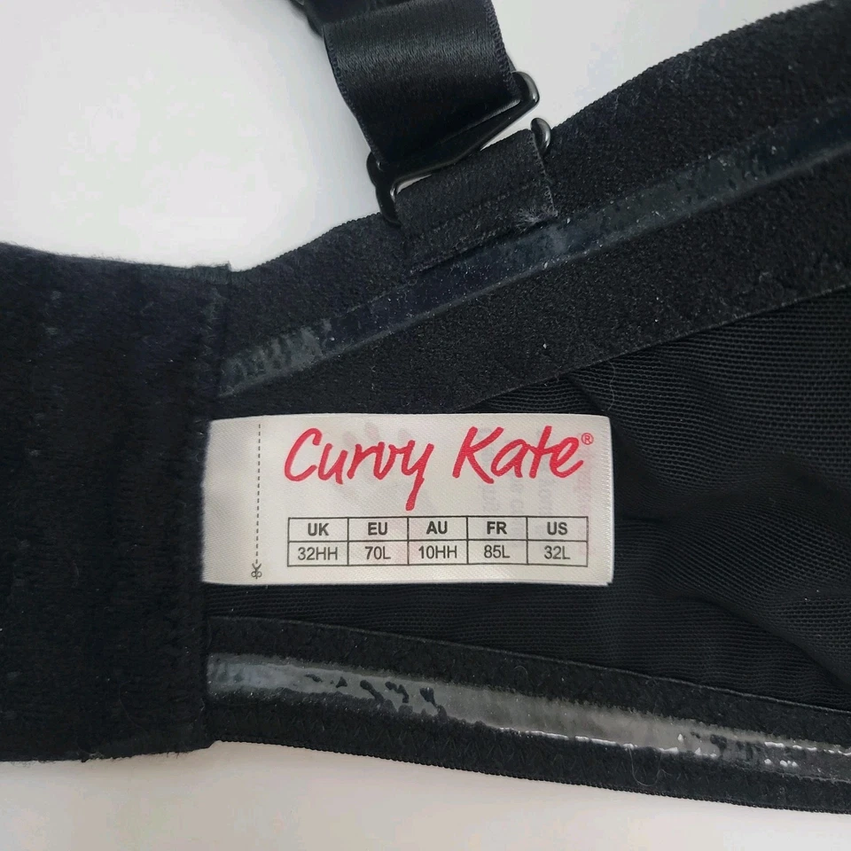 Sujetador Curvy Kate Luxe Sin Tirantes Multiway Forrado Negro Reino Unido Talla 32HH EE. UU. Talla 32L Foto 2 de 4