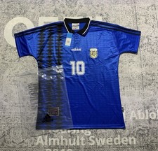 AFA Argentina Adidas Lionel Messi #10 Soccer Men's Large Jersey, Blue White, M