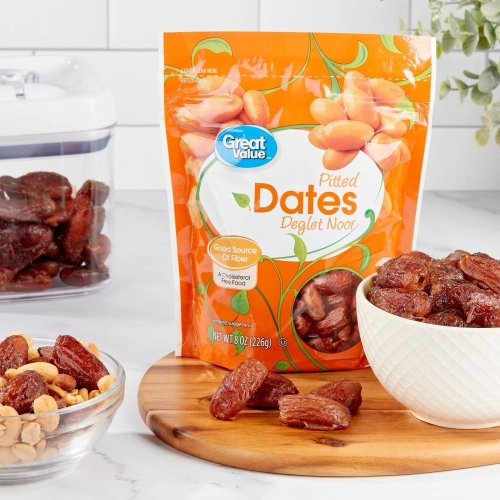 Pitted Deglet Noor Dates Dried Fruit 8 oz Pack of 3 - thumbnail 3