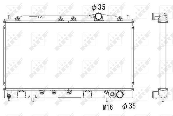 NRF KüHler, MotorküHlung 53521 FüR Mitsubishi-image