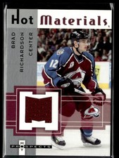 2005-06 Fleer Hot Prospects Materials Brad Richardson #HM-BR