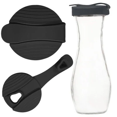 QEOSVVE 2 Pack Replacement Lids For Good Seasons Cruet Salad Dressing Bottle Glasses ...