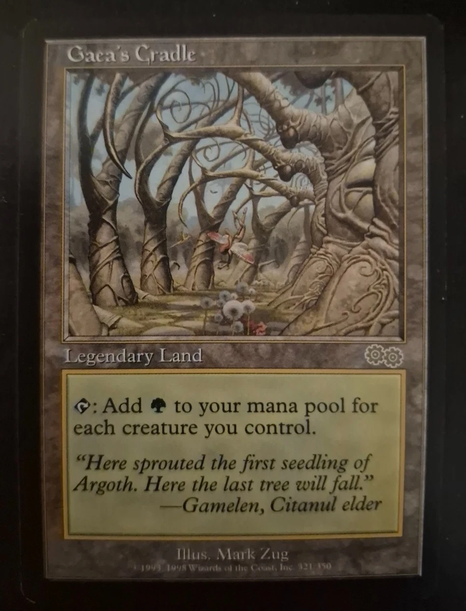Gaea's Cradle Magic: The Gathering Urza's Saga Rare Individual
