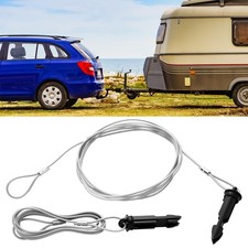 WILLBOND Trailer Breakaway Cable 4 ft Replacement Wire with Nylon Pin for RV
