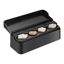 Coin Holder for Car Change Organizer Dash-Mounted Compatible Most Cars Trucks