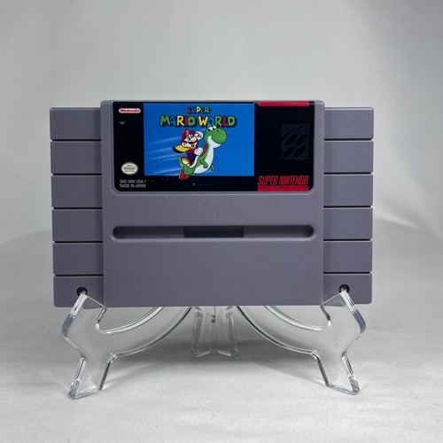 Super Mario World (Super Nintendo SNES) Cartridge Only VGC - Tested