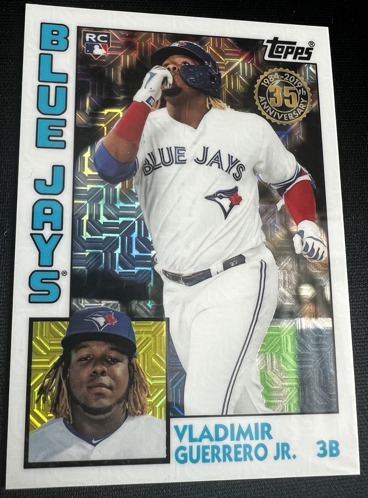 2019 Vladimir Guerrero Jr Topps Update Chrome Silver Pack Mojo Refractor Jays