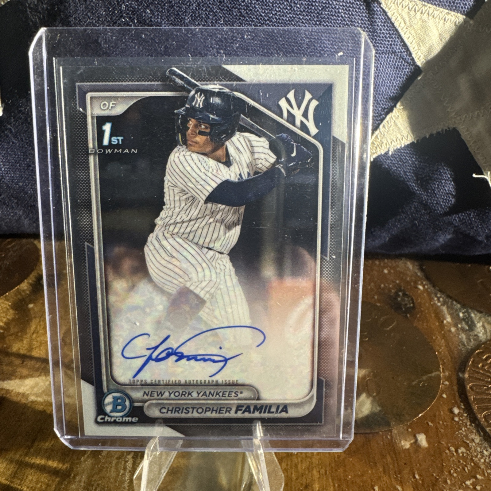 2024 Bowman Chrome - Prospect Autographs Christopher Familia #CPA-CF (AU, RC)