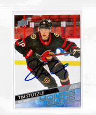 TIM STUTZLE autographed '20/21 OTTAWA SENATORS 