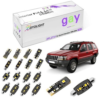 LED Interior Light Kit for Jeep Grand Cherokee WJ 1998-2004 White