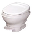 American Motorhome RV Pedal Flush Cream LOW Profile 12.9" high Toilet 31651
