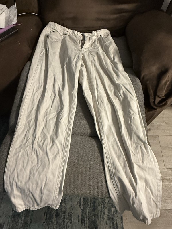 Eddie Bauer Women’s Long Pants Off White Tan Size 16