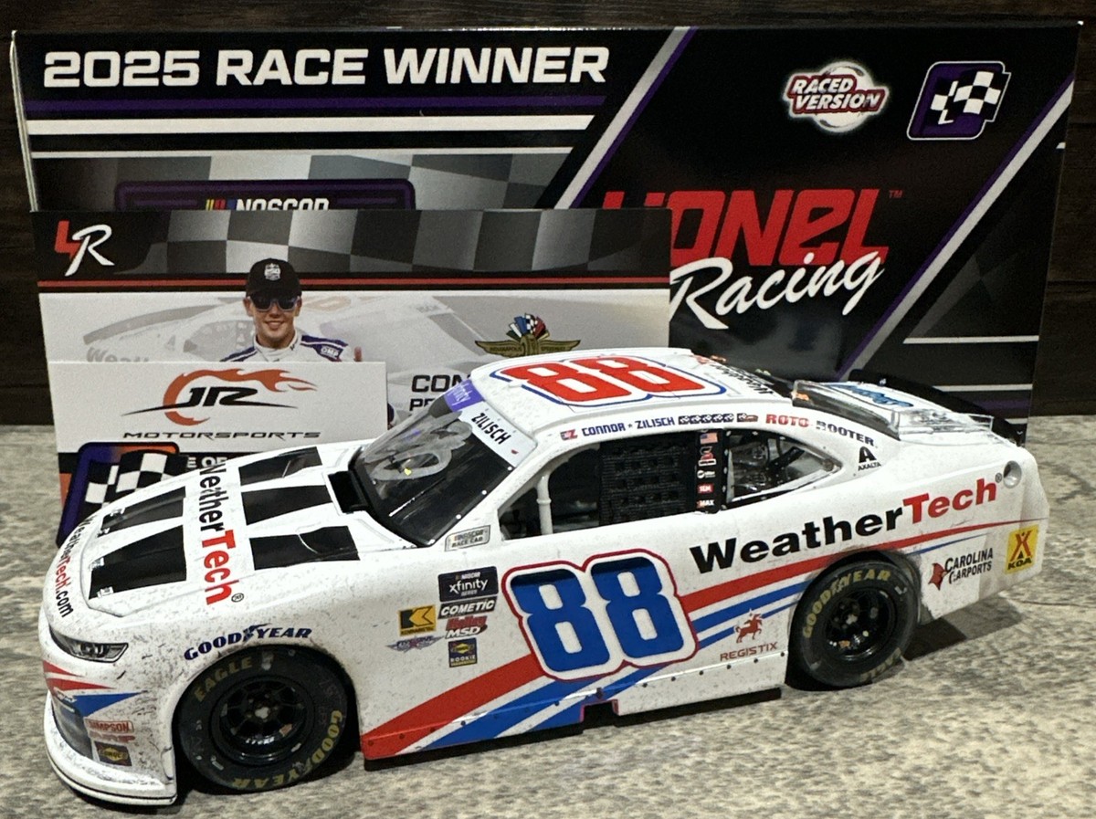 2025 Connor Zilisch WeatherTech Indy Win Dual Autographed 1/24
