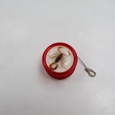 Vintage Rocket Kids Stinger Yo-Yo Red Scorpion Embedded Real Insect Novelty Toy
