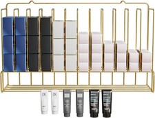 Professional Hair Color Organizer Rack, Metal Salon Hair Color Tube Storage Rack