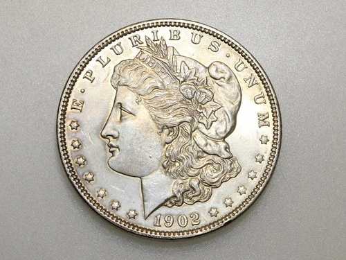 1902-P $1 MORGAN SILVER ONE DOLLAR CH/GEM BU