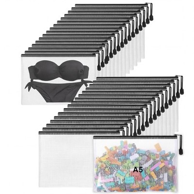 32 Pcs Mesh Zipper Bags Storage Bikini Organizer Bag Bolsas Para Guardar Traj...
