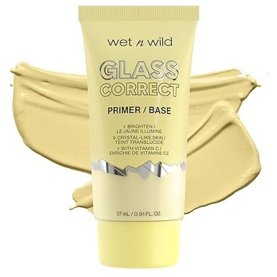 wet n wild Prime Focus Glass Skin Correct Primer, Bright Crystal B08RSBQFWN