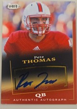 2015 Sage Hit - Autographs Pete Thomas #A114 Black (AU, RC)