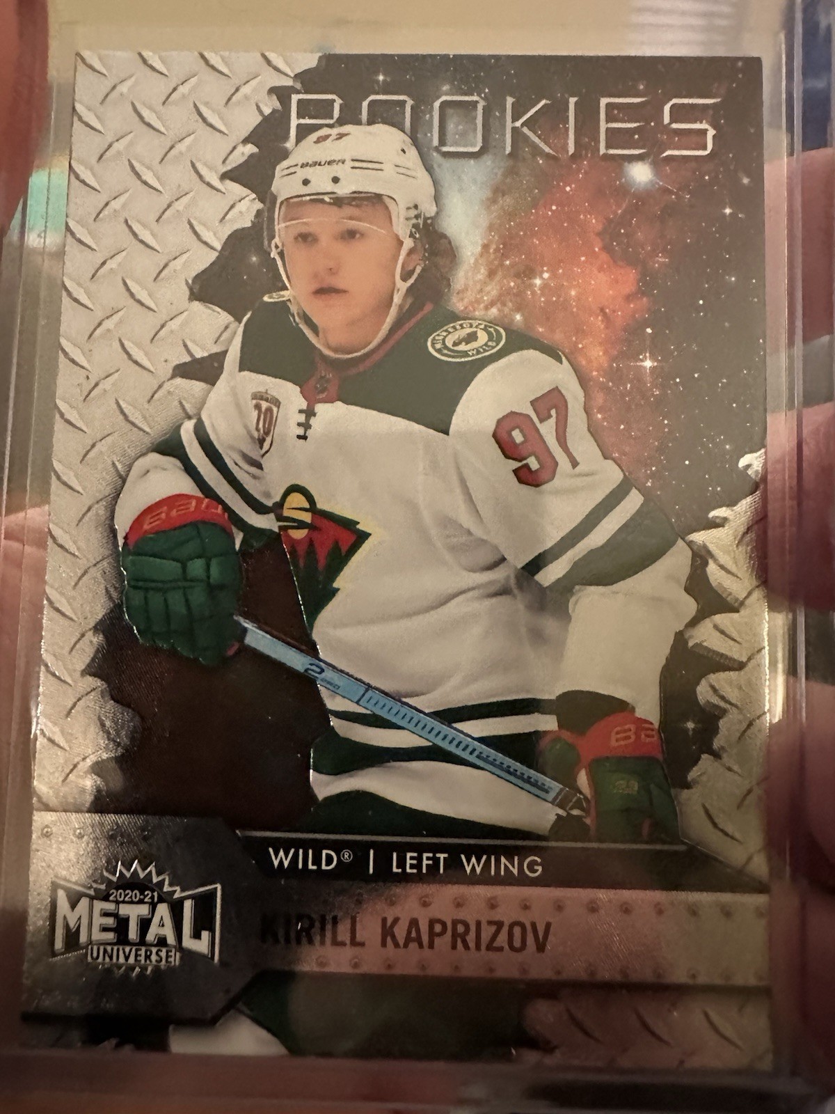 2020-21 Skybox Metal Universe - Rookies Kirill Kaprizov #125 Spectrum (RC)