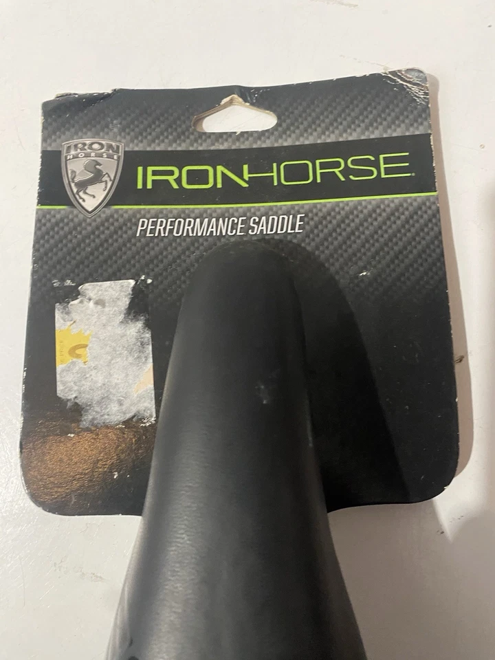 NEW Ironhorse Road Mountain Bike Saddle Seat Black w/Lime Green stripe - Image 3 of 4