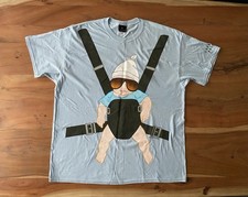 Caesar’s Palace OG The Hangover Baby Carlos Alan Blue Cotton T-Shirt Size XL