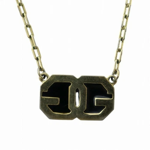 Givenchy collana accessorio ciondolo logo G colore oro usato588b87f5d3383b41