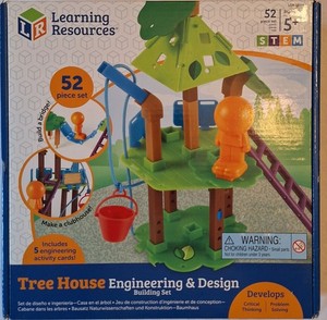 Learning Resources Treehouse - 52 Piece Building Set - Ages 5+ - STEM - NIB