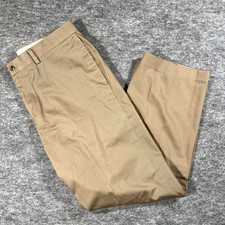 Eddie Bauer Pants Mens 35x32 Beige Relaxed Fit Khaki Business Casual Vacation
