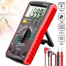 Voltage Tester Electrical Tester Multimeter Tester Digital Large LCD for Current