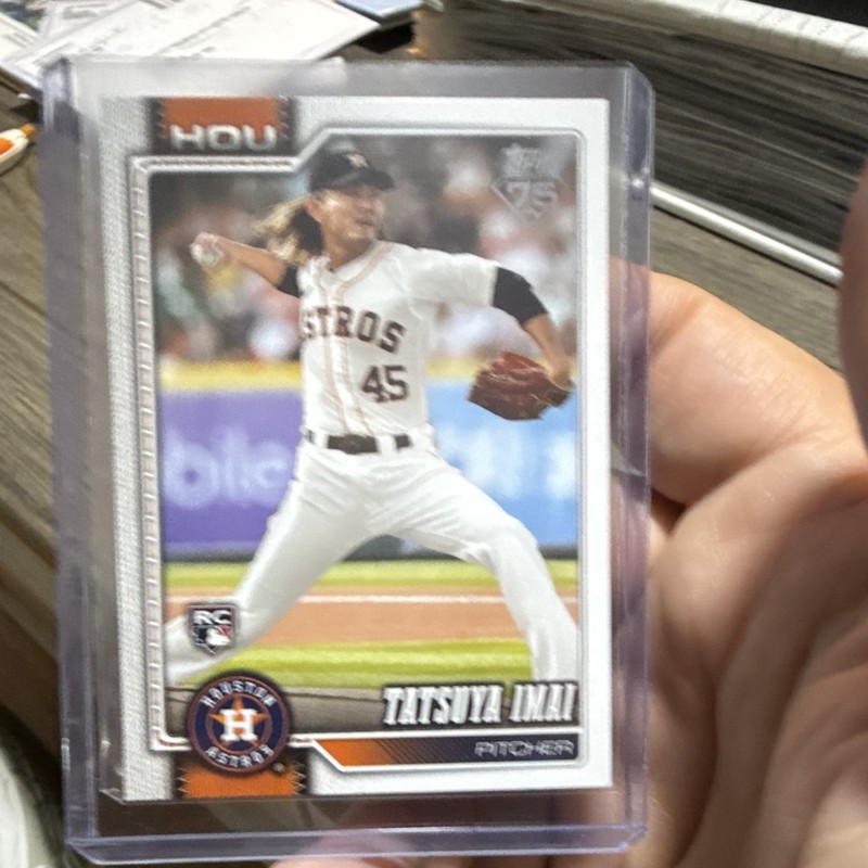 Topps 2026 series 2  Rookie Tatsuya Ima Houston Astros Baseball  Card #75