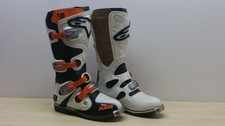 Stivale da Moto Cross Enduro Tech KTM Boot White Bianco Arancio TG. 40.5 33