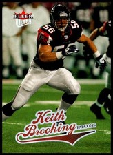 2004 Keith Brooking Fleer Ultra Football #158 Atlanta Falcons