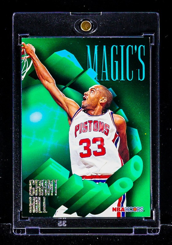 Grant Hill RARE MAGIC'S GRANT DUNK CARD Detroit Pistons