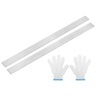 2 Pcs 316L Stainless Steel Flat Bar 1/8'' x 13/16'' x 12'' Trim Strips Sheet