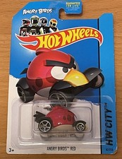 Hot Wheels 2013 HW City Angry Birds Red 82/250 New In Package