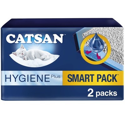 CATSAN - Hygiene Plus klumpfreies ausgewachsenes Katzenstreu und Kätzchenstreu - mit...