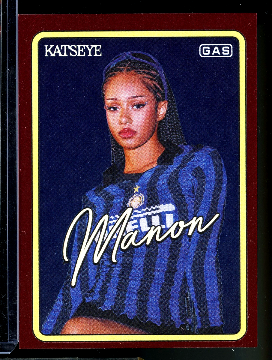 2025 KATSEYE GAS Manon Bannerman RED Foil 2/3 Trading Card