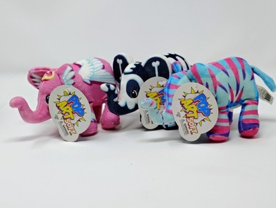 Pop Art Elephant Mini 4'' Bundle 2022 Plush Stuffed  Skelephant Angelphant bamboo