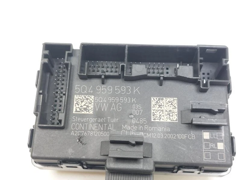 5Q4959593K CENTRALINA COMFORT SX PORTA ANTERIORE SKODA SUPERB (B8) 1.5 TSI 16V 1 - Immagine 3 di 3